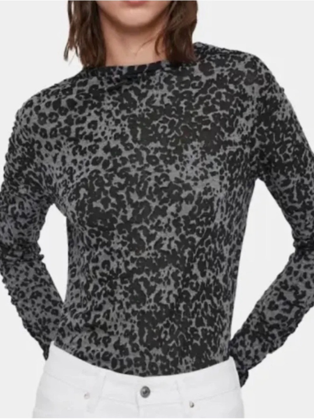 All Saints Francesco Leo Roll Neck Top